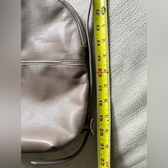 Margot Bag Back Pack Purse Leather Gray Beige - Picture 11 of 11